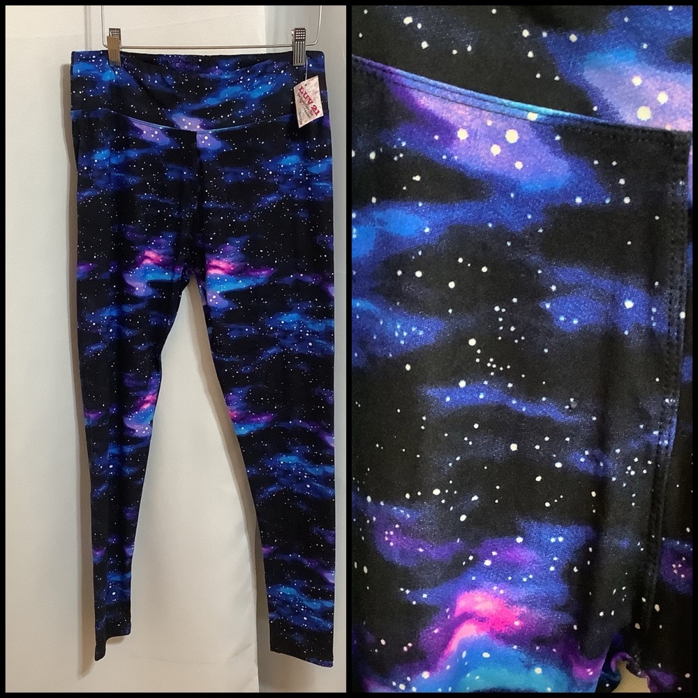 Leggings Depot Yoga Leggings Size Plus Size 12-20 Black Blue Purple